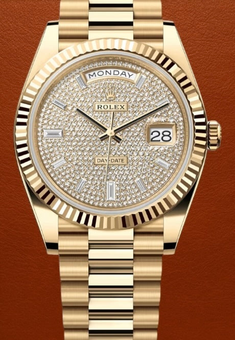 Rolex Day-Date Diamond Paved 40mm