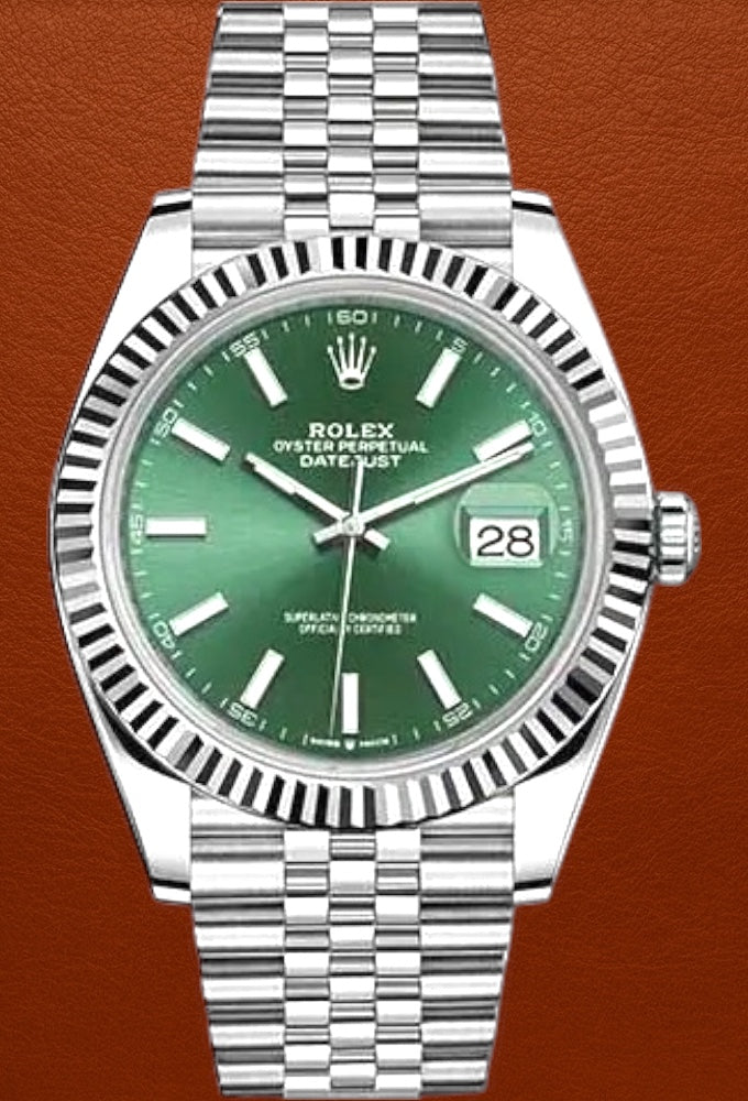 Rolex Datejust Mint Green Dial 41mm