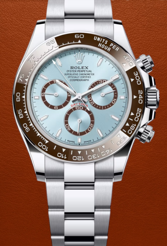 Rolex Cosmograph Daytona Ice Blue Baguette Dial 40mm
