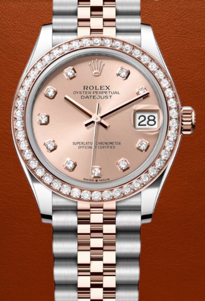 Rolex Datejust Everose Diamond Dial 31mm