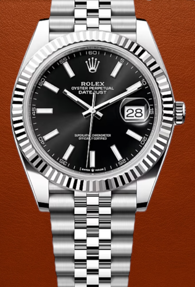 Rolex Datejust Black Index 41mm